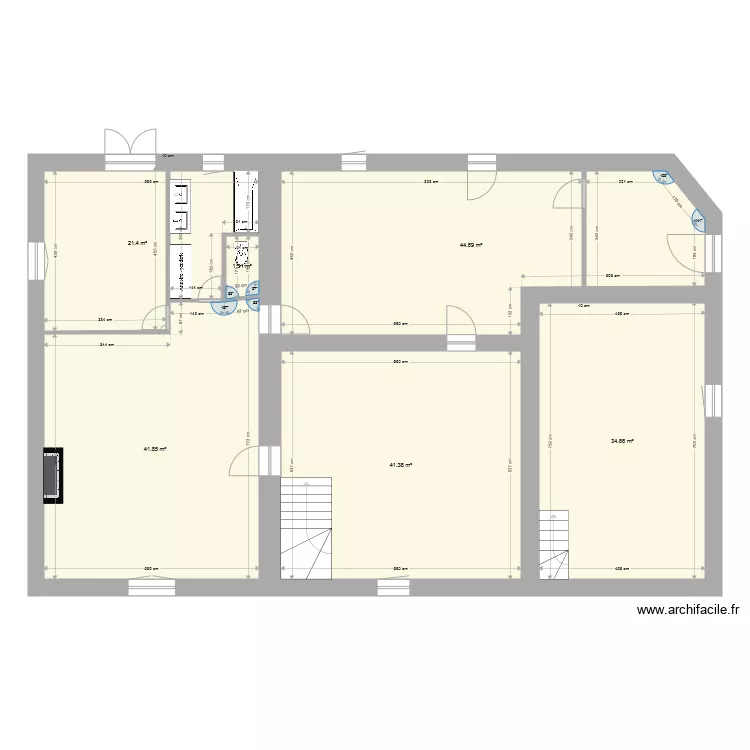 rdc la mortiere . Plan de rdc la mortiere . Plan de