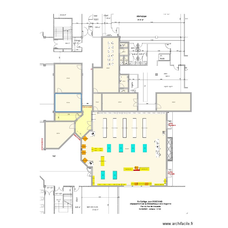 ARGONNE collège J Rostand. Plan de 0 pièce et 0 m2