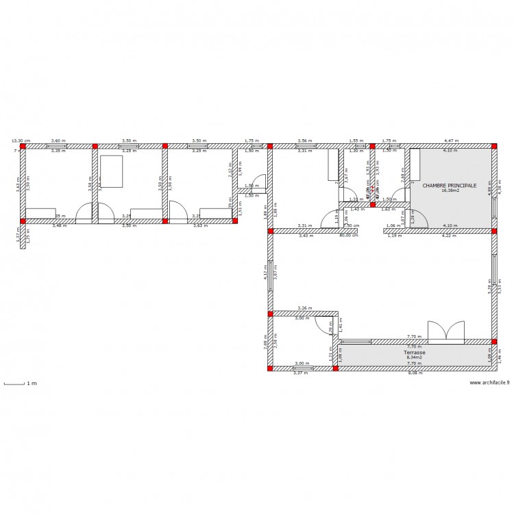 Maison du village. Plan de 0 pièce et 0 m2