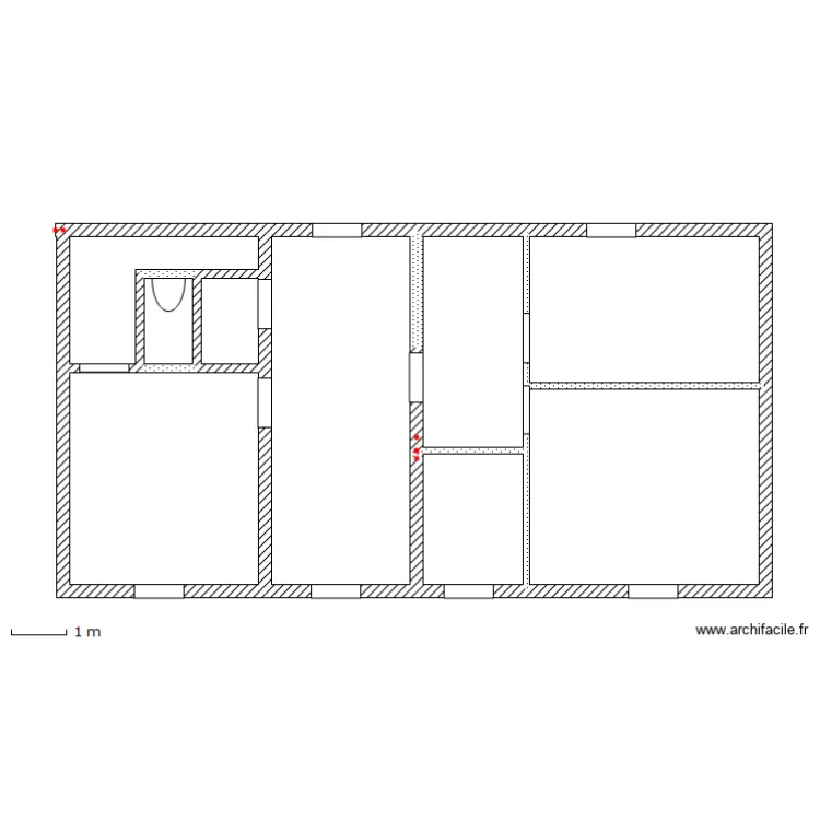 maison. Plan de 