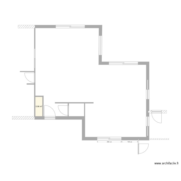 bloc pieces vie. Plan de 0 pièce et 0 m2