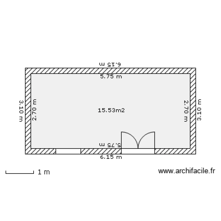 abri de jardin. Plan de abri de jardin. Plan de