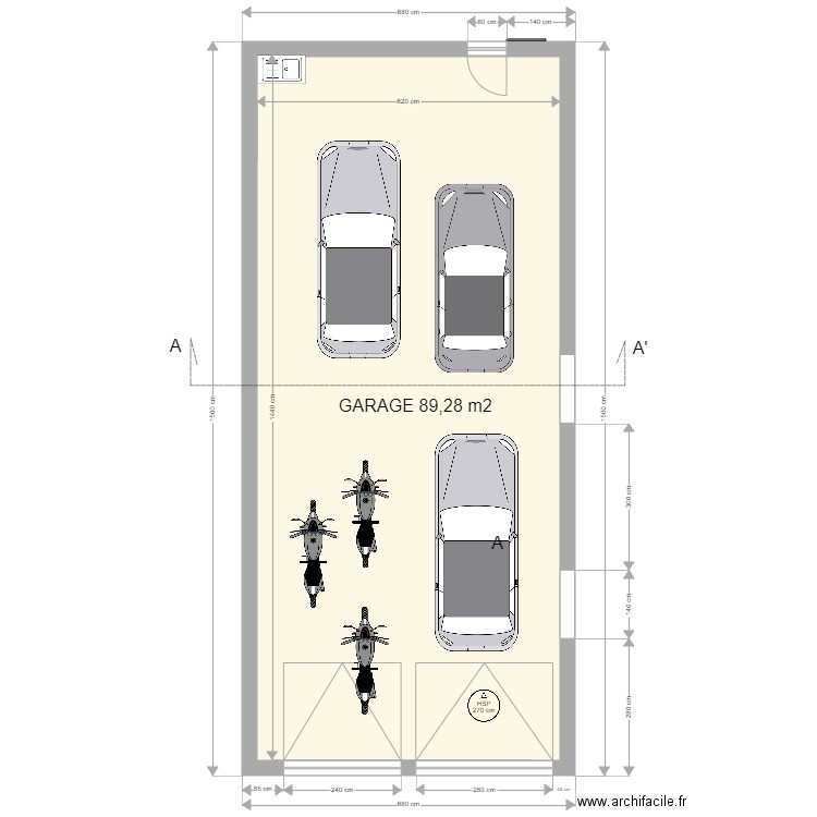GARAGE V06 PERMIS. Plan de 0 pièce et 0 m2