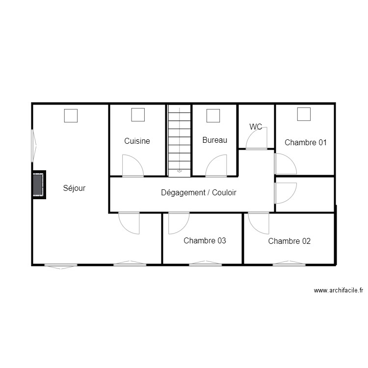 Appartement M HUE. Plan de 0 pièce et 0 m2