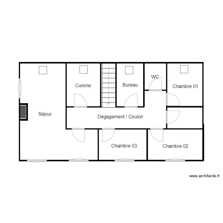 Appartement M HUE. Plan de Appartement M HUE. Plan de