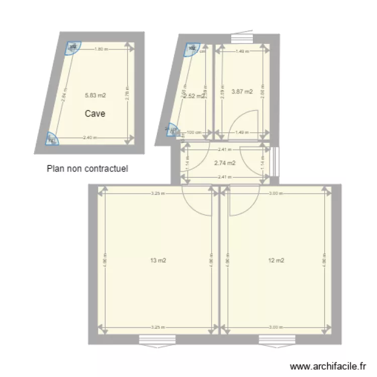 saintmand&eacute;jdarc28. Plan de 