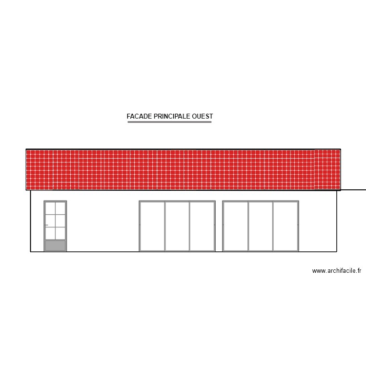 NOUVEAU VRY FACADE PRINCIPALE. Plan de 1 pièce et 20 m2