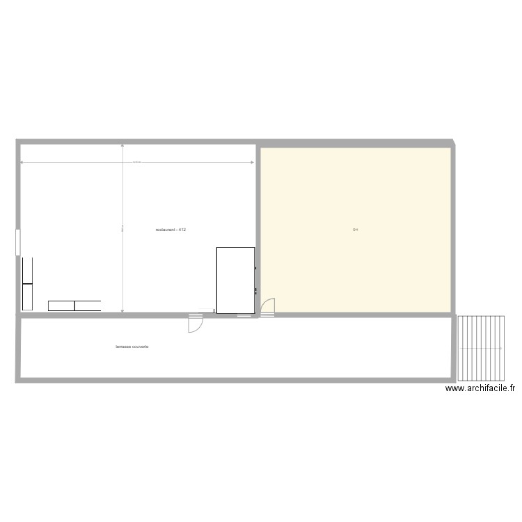 412  vide. Plan de 0 pièce et 0 m2