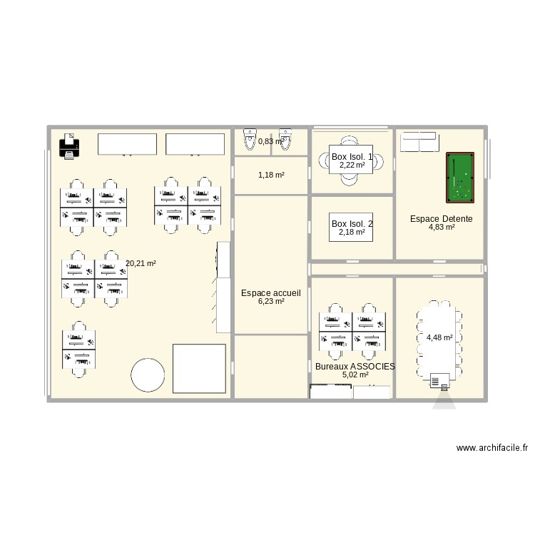 CHIMEX. Plan de 0 pièce et 0 m2