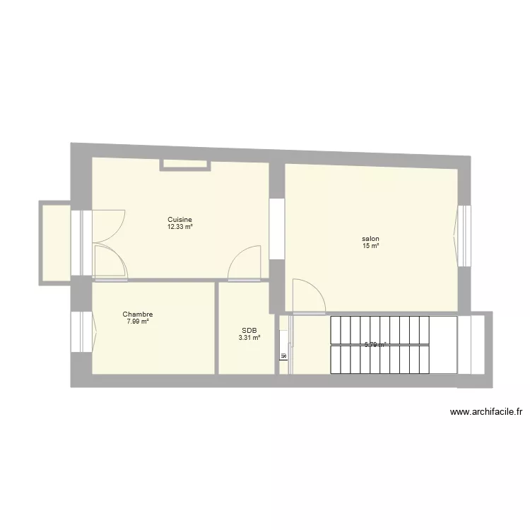 Anatole France 3ème étage. Plan de Anatole France 3ème étage. Plan de
