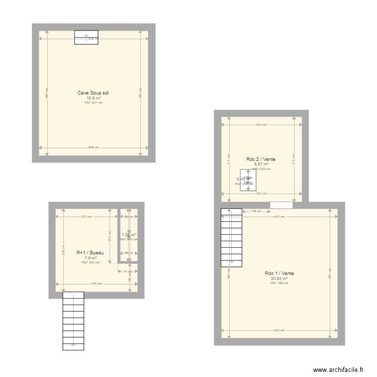 GALERIE GOYET . Plan de 0 pièce et 0 m2