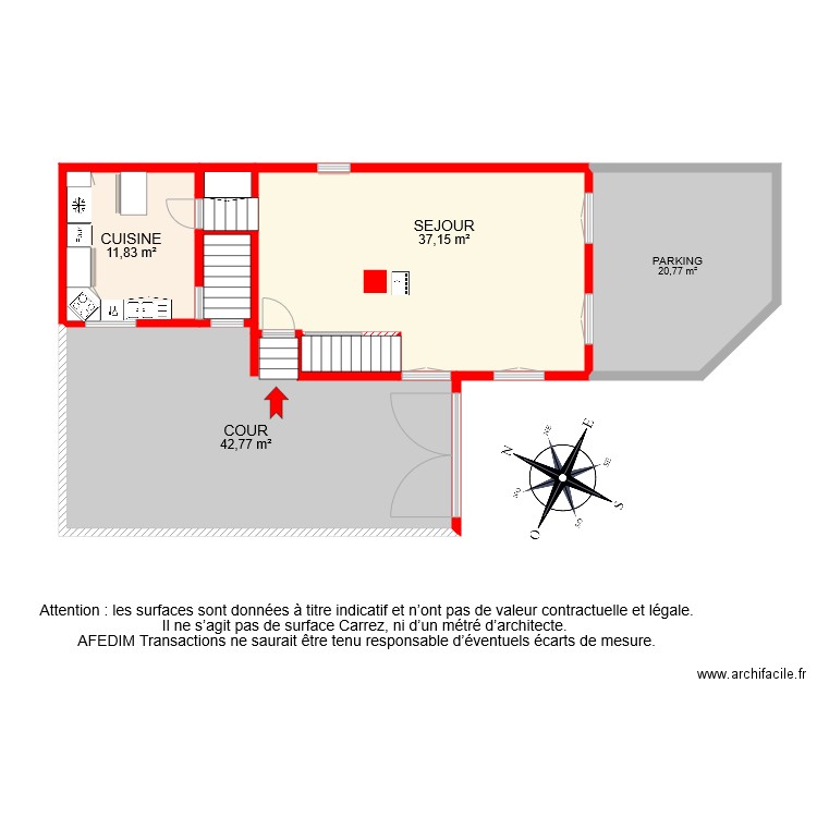 BI 7620 RDC PASCAL. Plan de 0 pièce et 0 m2