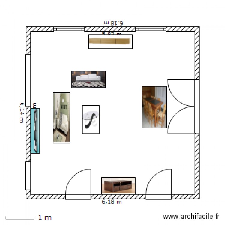 Sallon. Plan de 0 pièce et 0 m2