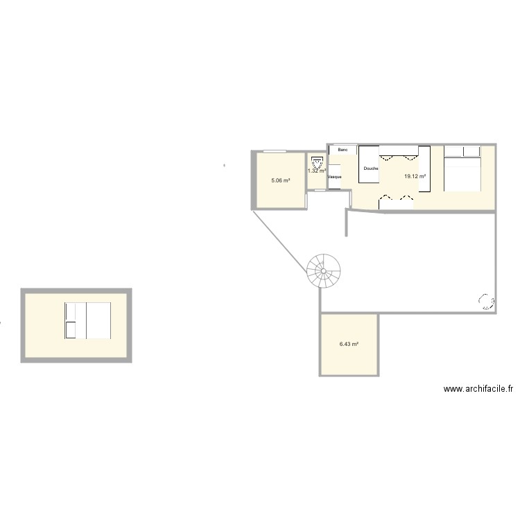 Appart Wagram. Plan de 0 pièce et 0 m2