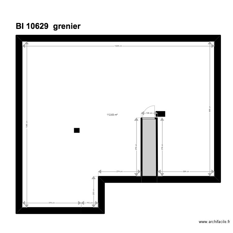 BI 10629. Plan de 21 pièces et 376 m2