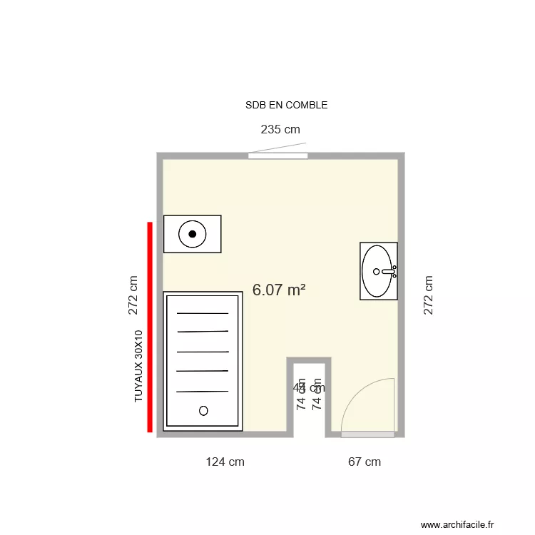 BEAUVOIS MARIE PIERRE . Plan de 
