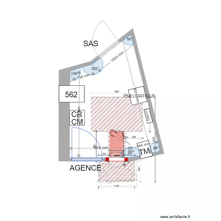 PLAN DE MASSE PROJET ARLES TREBON CS4040 STANDART. Plan de 