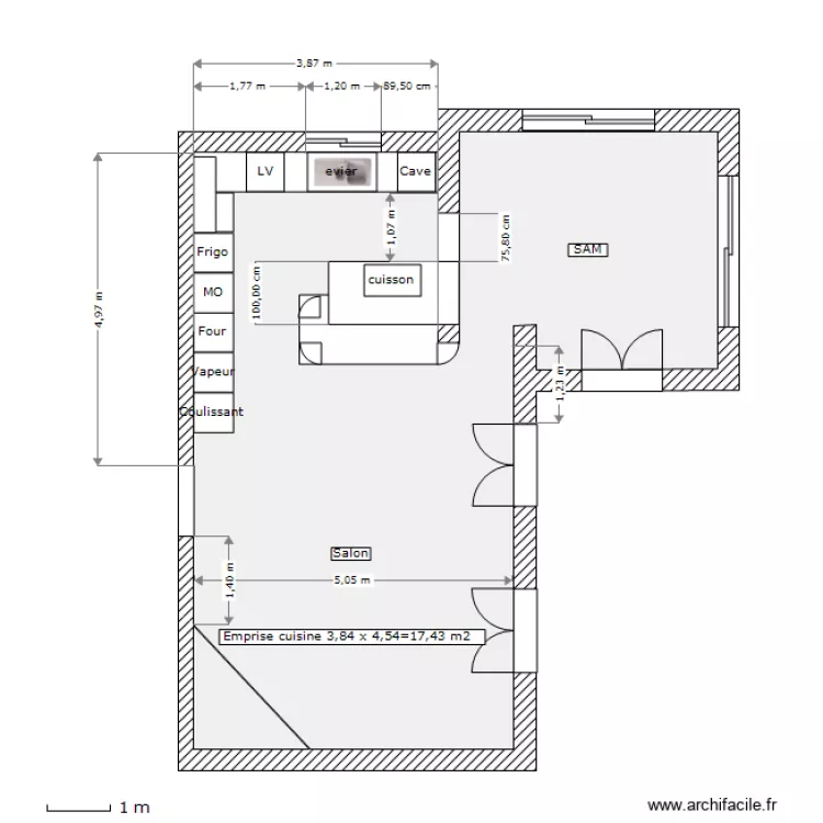 Cuisine Severine C17. Plan de Cuisine Severine C17. Plan de