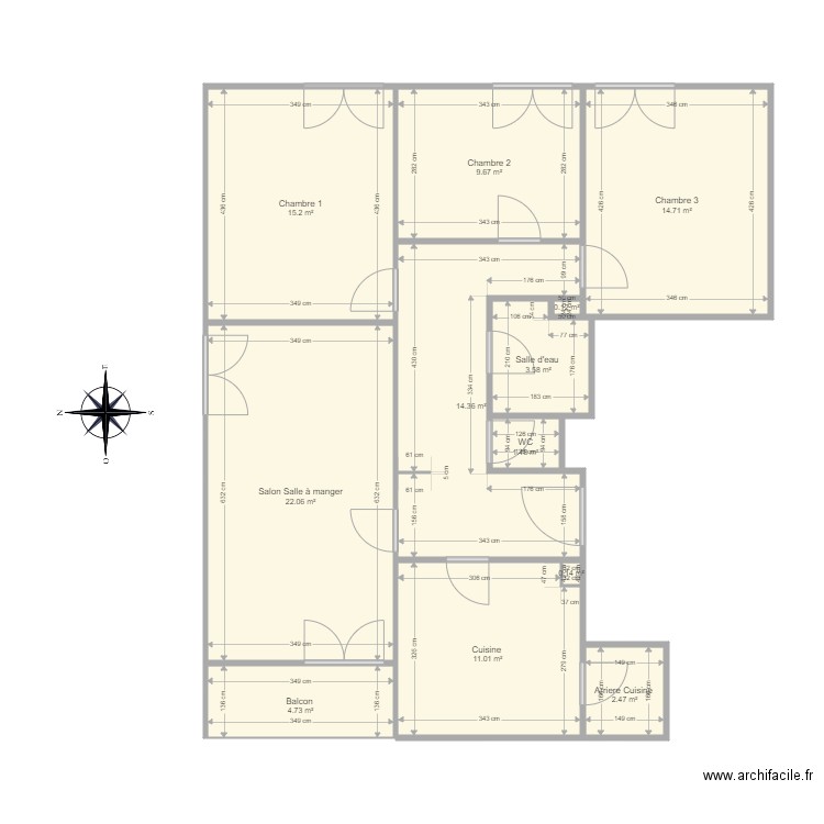 Phan. Plan de 0 pièce et 0 m2