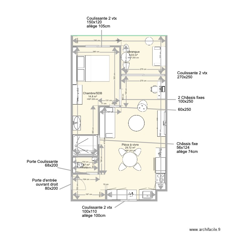 Champas. Plan de 0 pièce et 0 m2