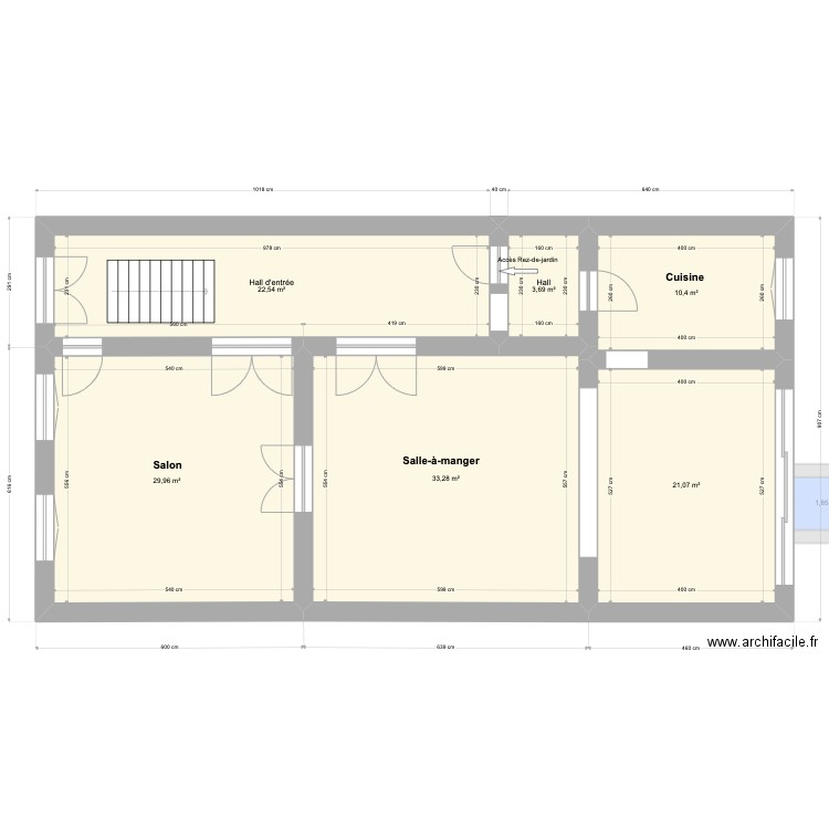 Salzinnes. Plan de 36 pièces et 538 m2