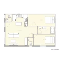 plan maison 60m2