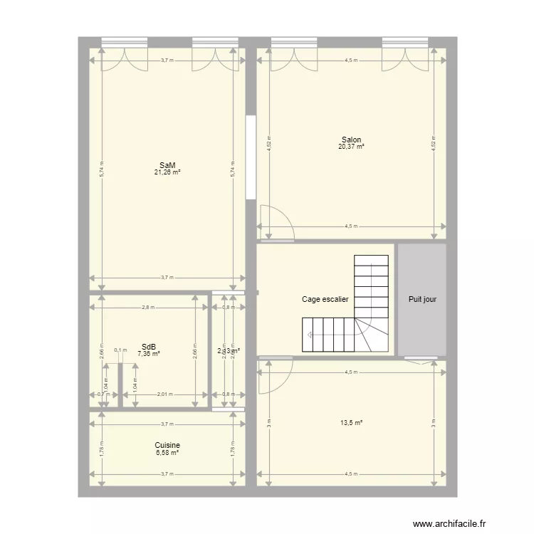 TO BE Sc MINI Perpi Mailly. Plan de 