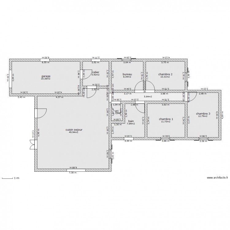 plan maison 2. Plan de 0 pièce et 0 m2