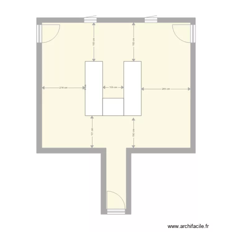 Laboratoire Lycée SainT Joseph La Pommeraye Version équipé. Plan de Laboratoire Lycée SainT Joseph La Pommeraye Version équipé. Plan de