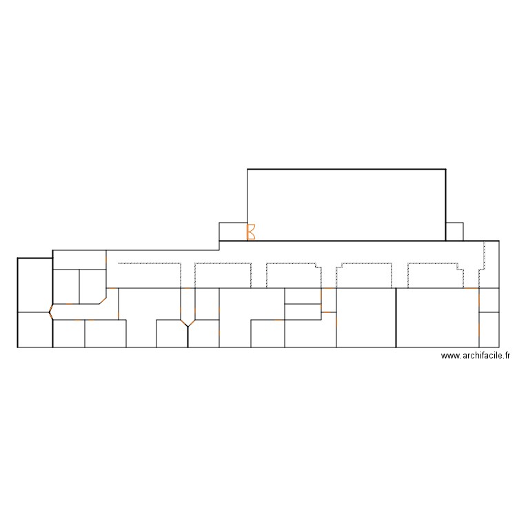 Florennes etage. Plan de 0 pièce et 0 m2