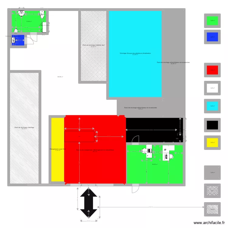 Plan agence Nancy. Plan de 