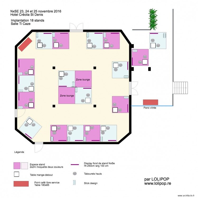 NxSE STANDS TICAZE V2. Plan de 0 pièce et 0 m2