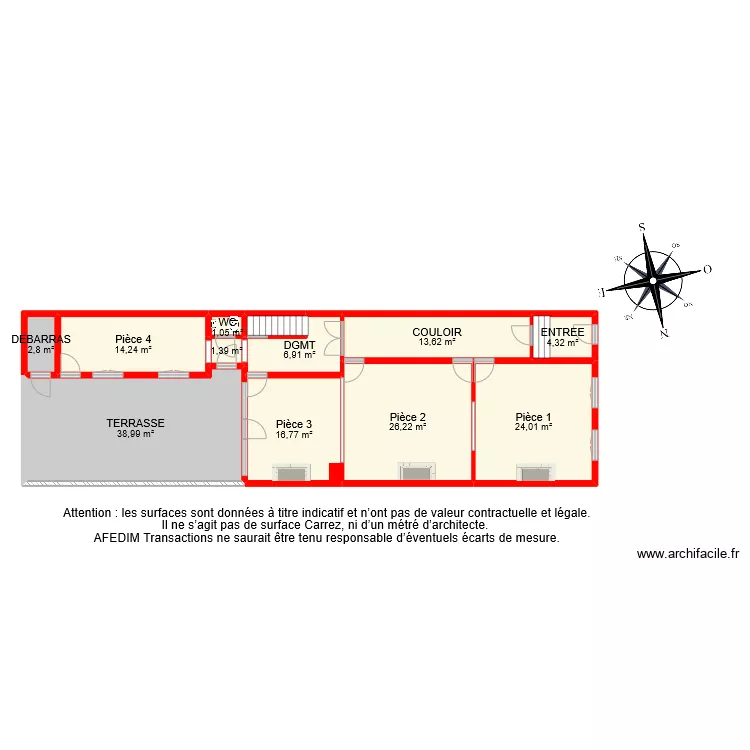 BI10539 RDC . Plan de 