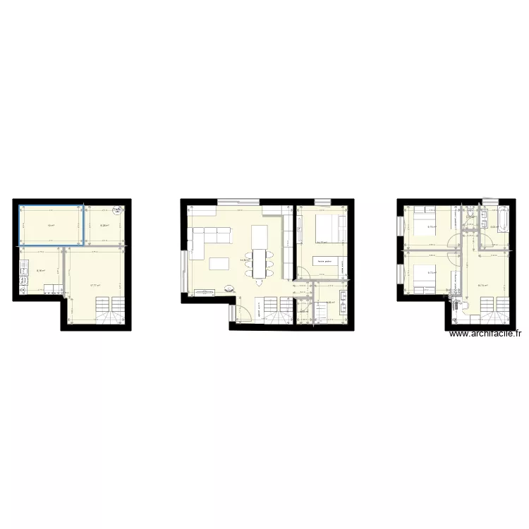 plan maison 4. Plan de 