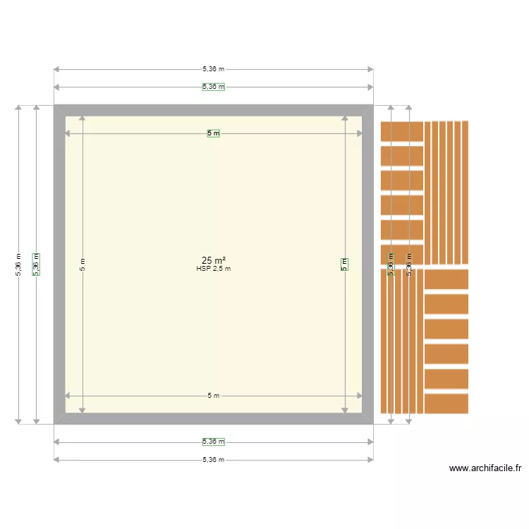 QUEBEC 1er &eacute;tage final. Plan de 