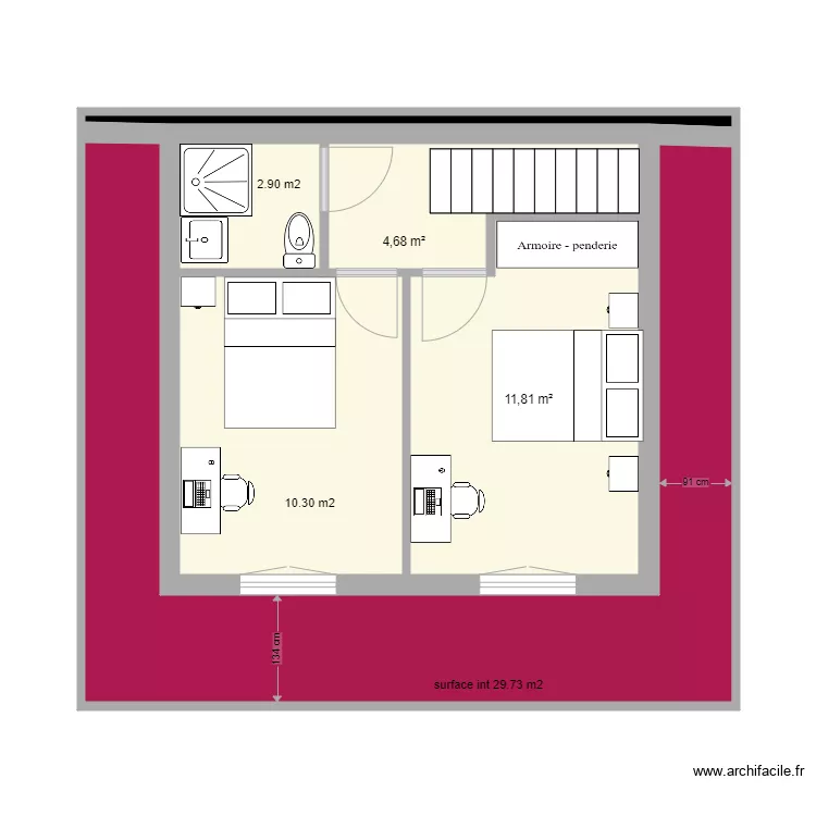vigneau. Plan de 