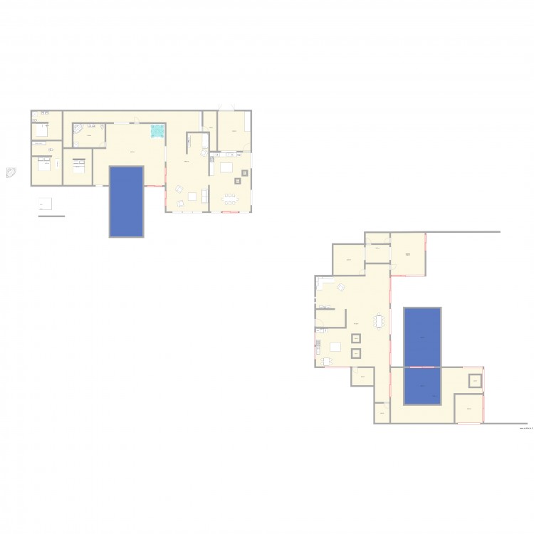 essai mur droit. Plan de 0 pièce et 0 m2