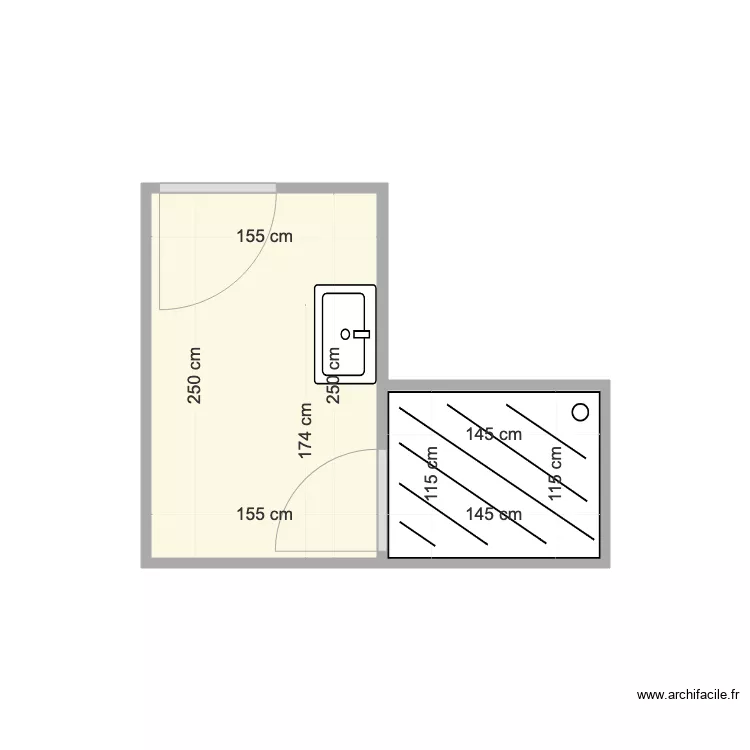 PLAN AMENAGEMENT ARNAUD. Plan de PLAN AMENAGEMENT ARNAUD. Plan de