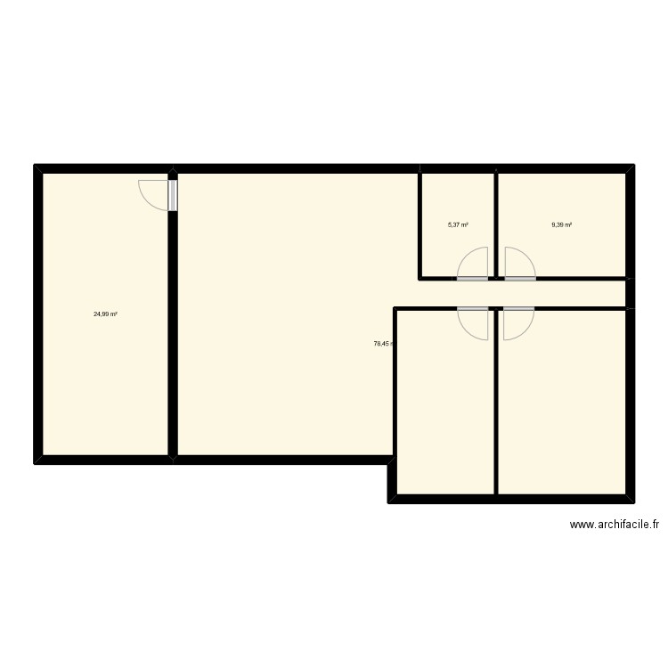 elias ilyes. Plan de 4 pièces et 118 m2