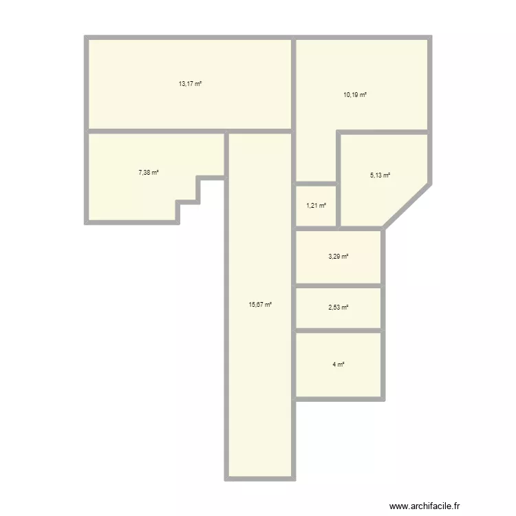 Plan de base appart. Plan de 