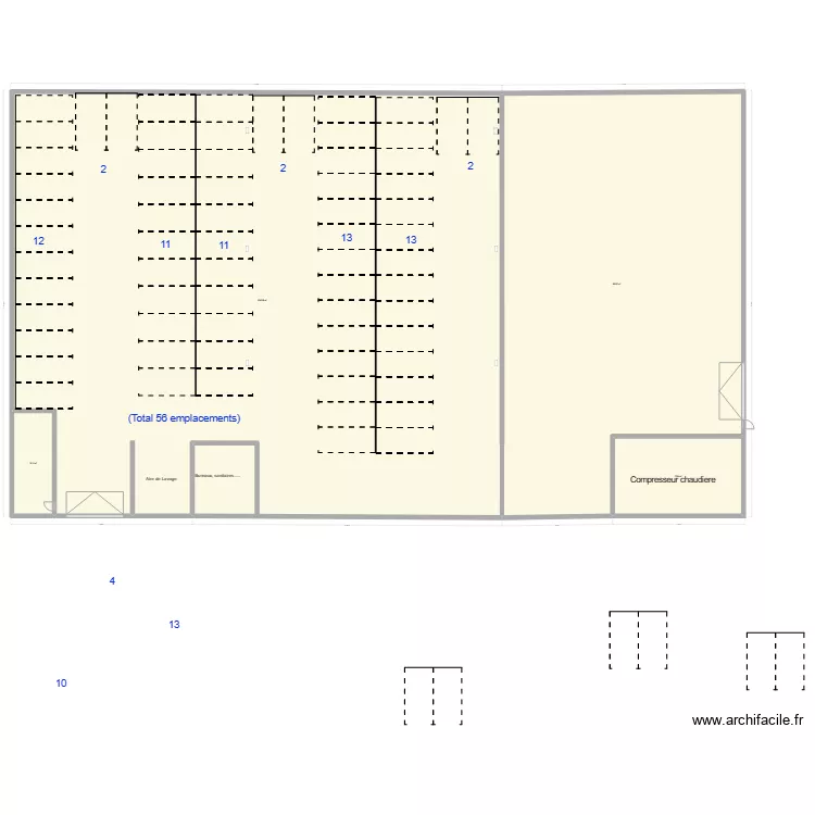 Local Fillinges 2nde tranche. Plan de 