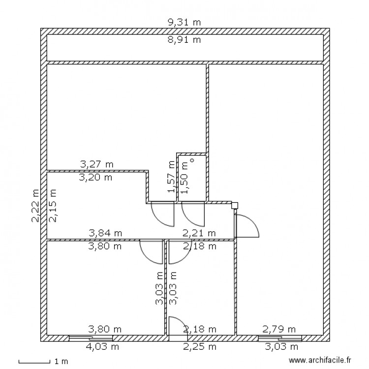 Canohes étage. Plan de 0 pièce et 0 m2