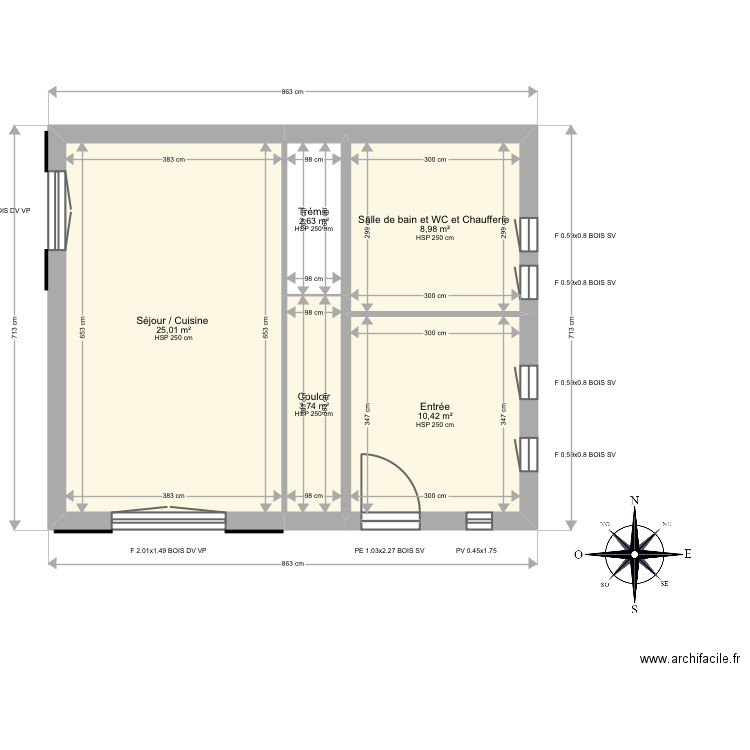 MULTIER . Plan de 0 pièce et 0 m2