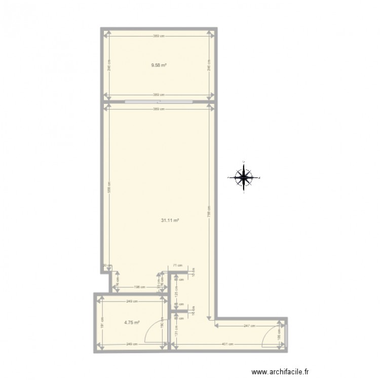 CRUSY. Plan de 0 pièce et 0 m2