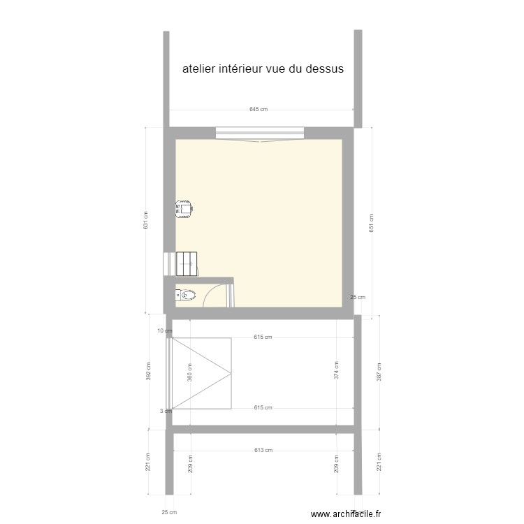 mairie vue inéreure du dessus. Plan de 0 pièce et 0 m2