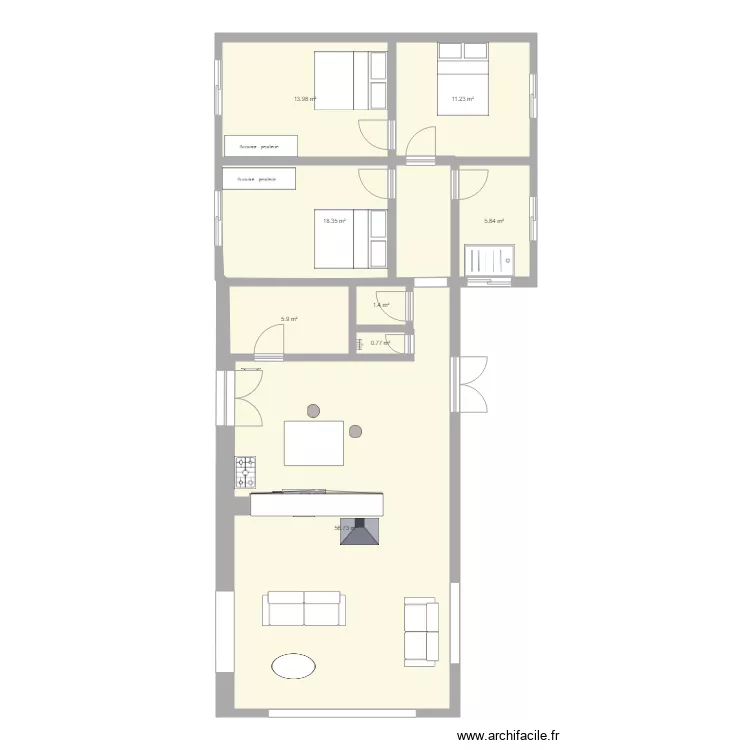 bas chauve 2. Plan de 