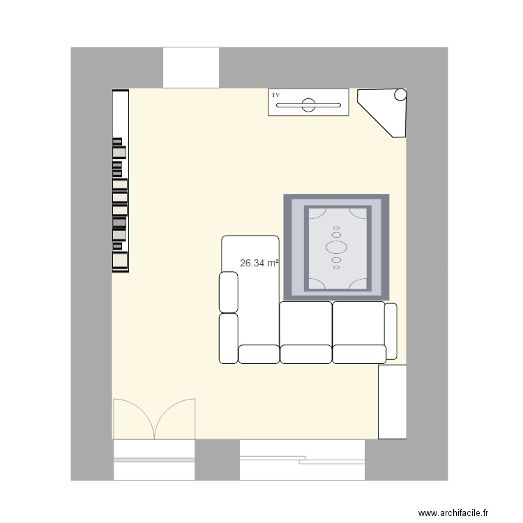 salon pleugueneuc . Plan de 0 pièce et 0 m2