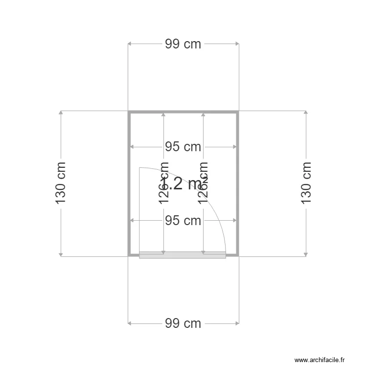 toilettes. Plan de toilettes. Plan de