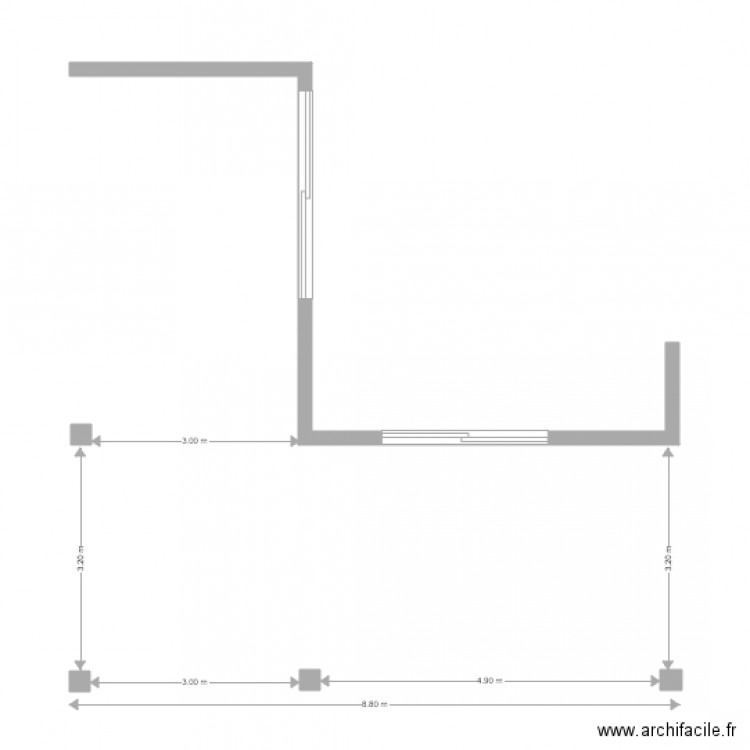 prudhomme. Plan de 0 pièce et 0 m2