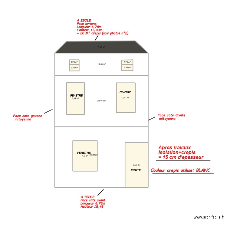 Maison AC 0166. Plan de 12 pièces et 88 m2